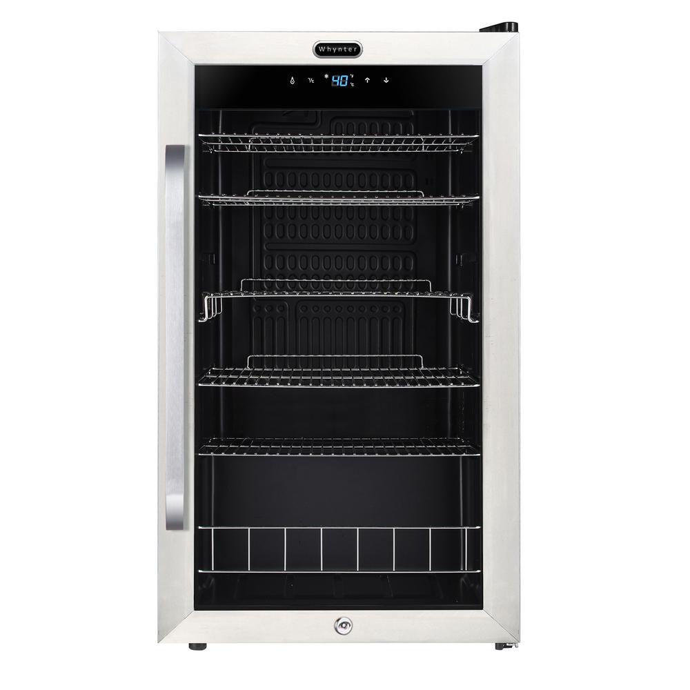 BR-1211DS Freestanding 121 Can Beverage Refrigerator. Picture 1