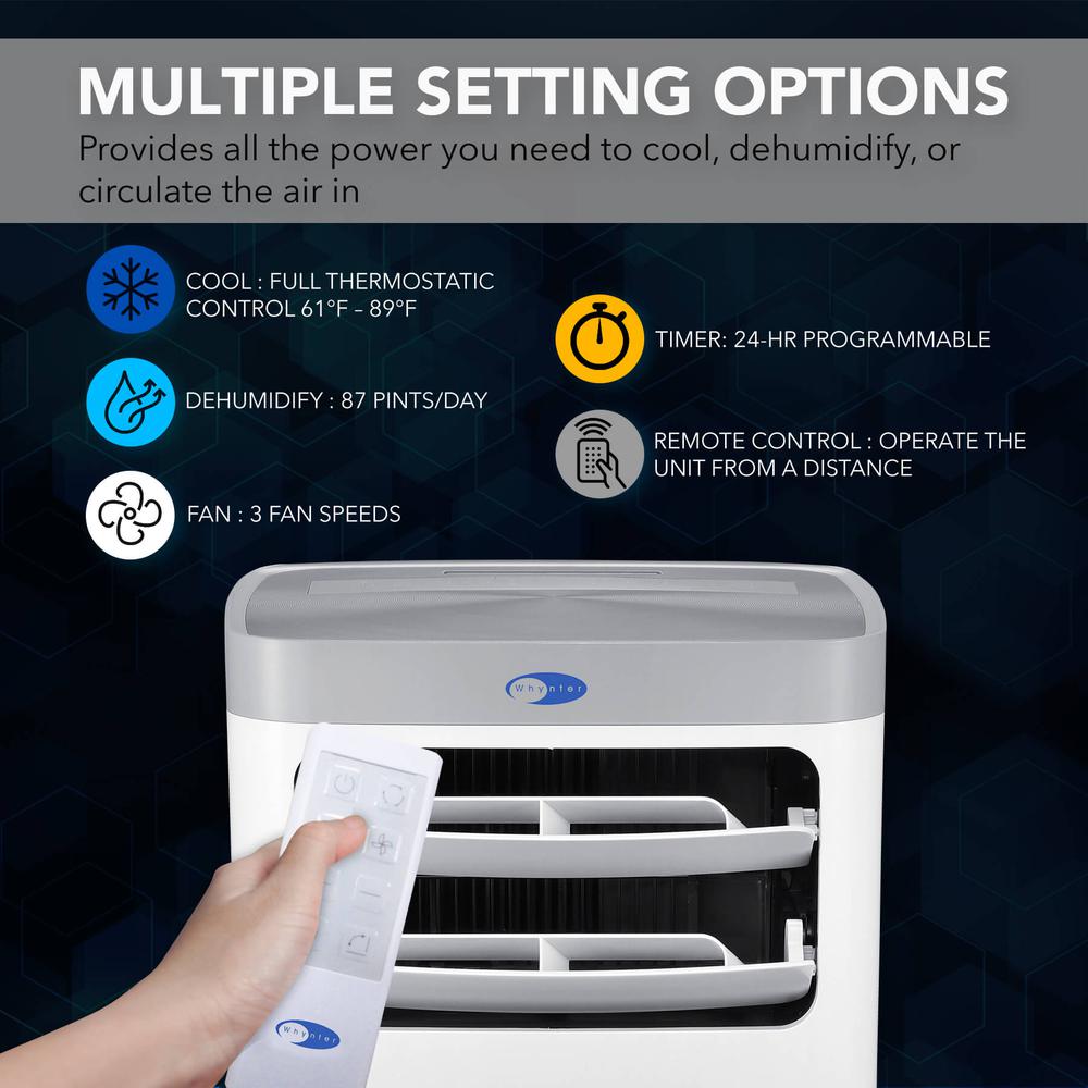 ARC-115WG 11,000 Compact Portable Air Conditioner. Picture 7