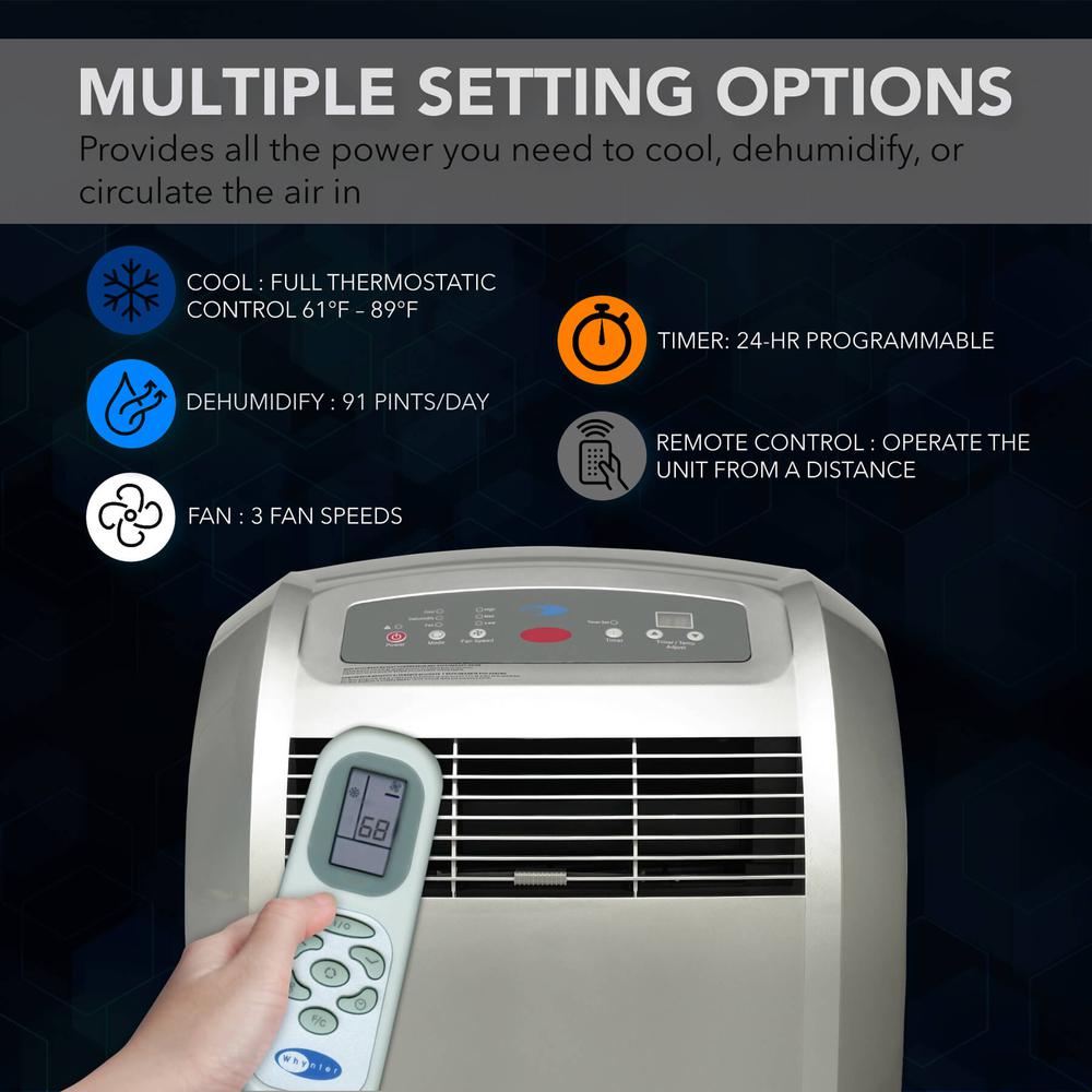 ECO-FRIENDLY 12000 BTU Portable Air Conditioner. Picture 2