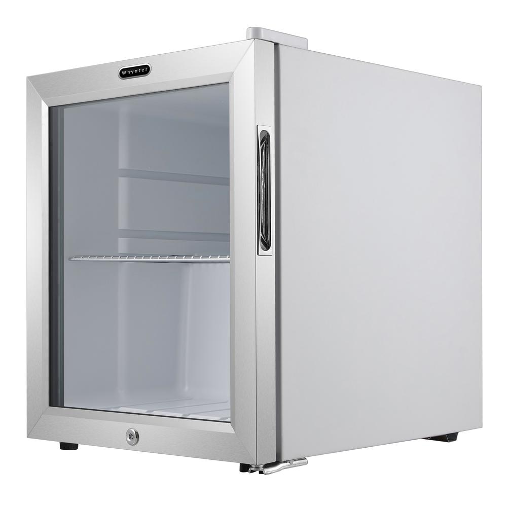 Beverage Refrigerator With Lock – Stainless Steel 62 Can Capacity. Picture 3