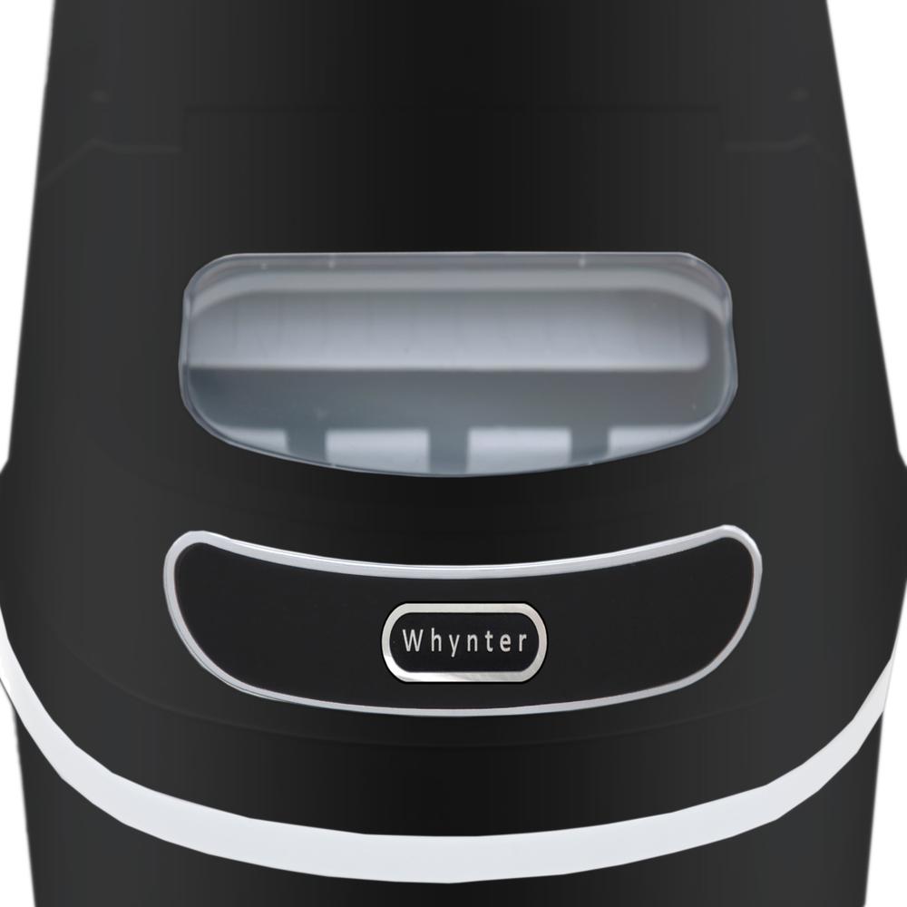 Compact Portable Ice Maker 27 lb capacity - Black. Picture 2