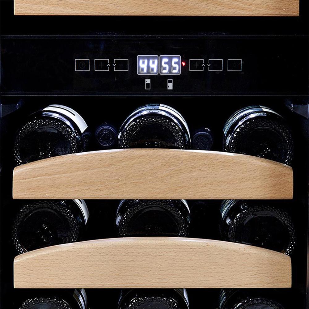 28 bottle Dual Temperature Zone Built-In Wine Refrigerator. Picture 6