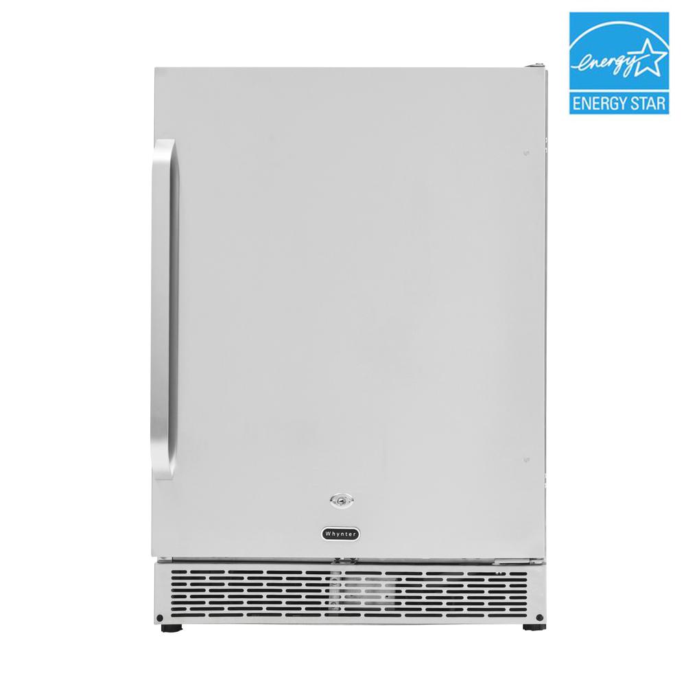 24" Built-in Outdoor 5.3 cu.ft. Beverage Refrigerator Cooler. Picture 1