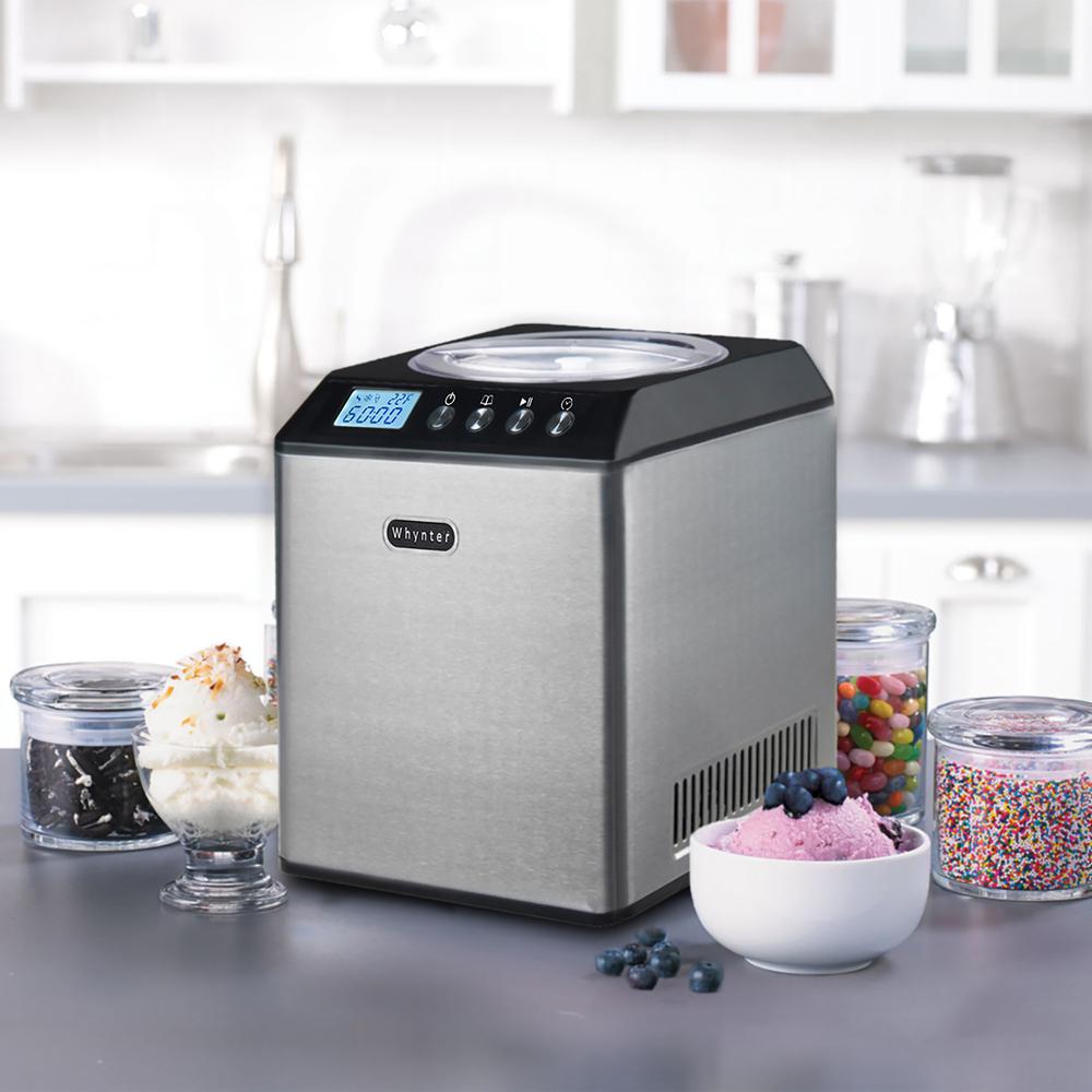 2.1 Quart Upright Ice Cream Maker with Stainless Steel Bowl. Picture 5
