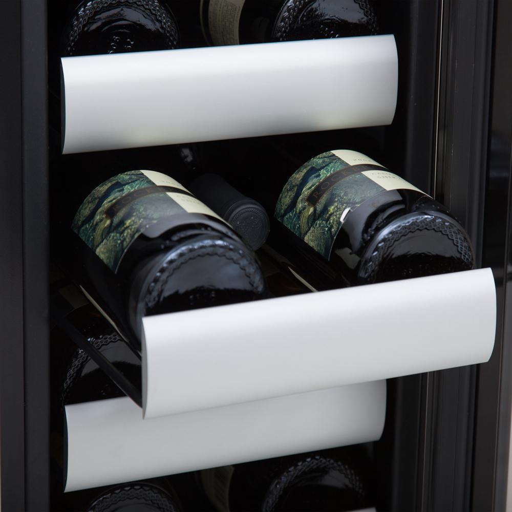 Elite 17 Bottle Seamless Stainless Steel Door Dual Zone. Picture 5