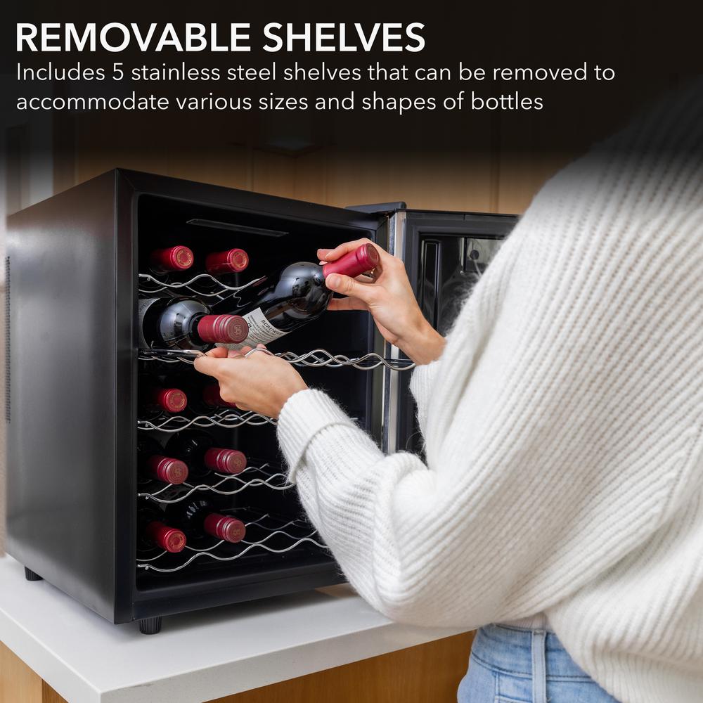WC-201TD 20 Bottle Freestanding Thermoelectric Wine Cooler. Picture 5