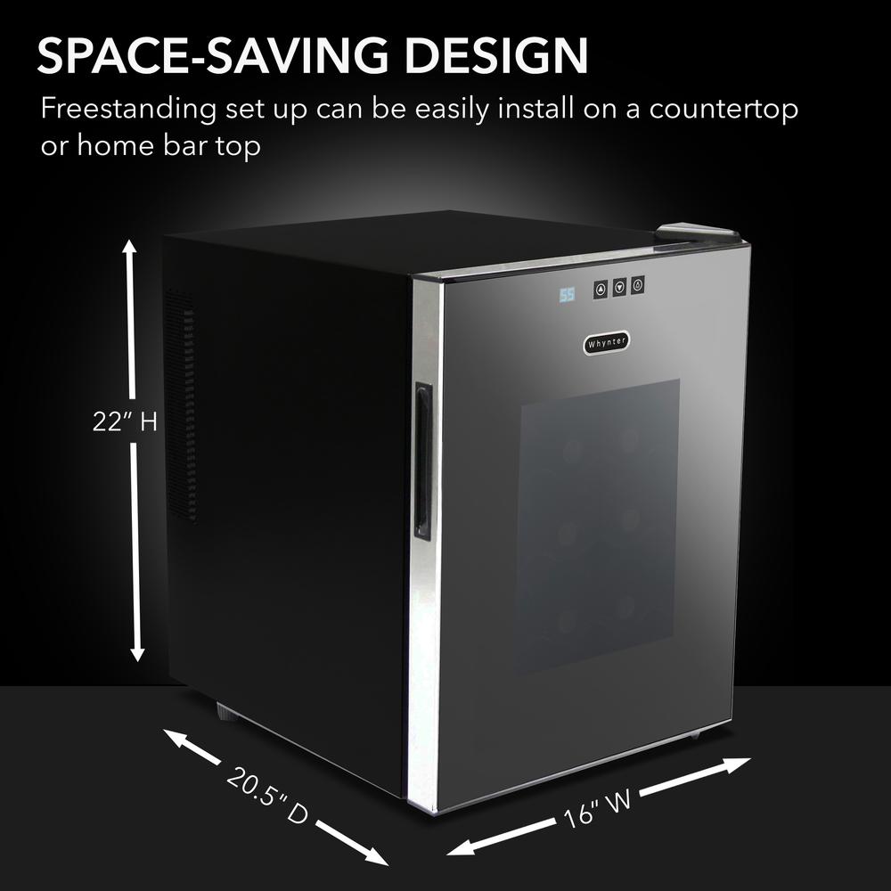 WC-201TD 20 Bottle Freestanding Thermoelectric Wine Cooler. Picture 2