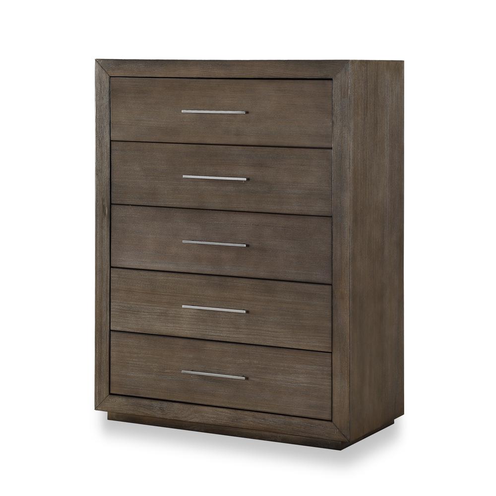 Melbourne Five Drawer Chest in Dark Pine (2024). Picture 4