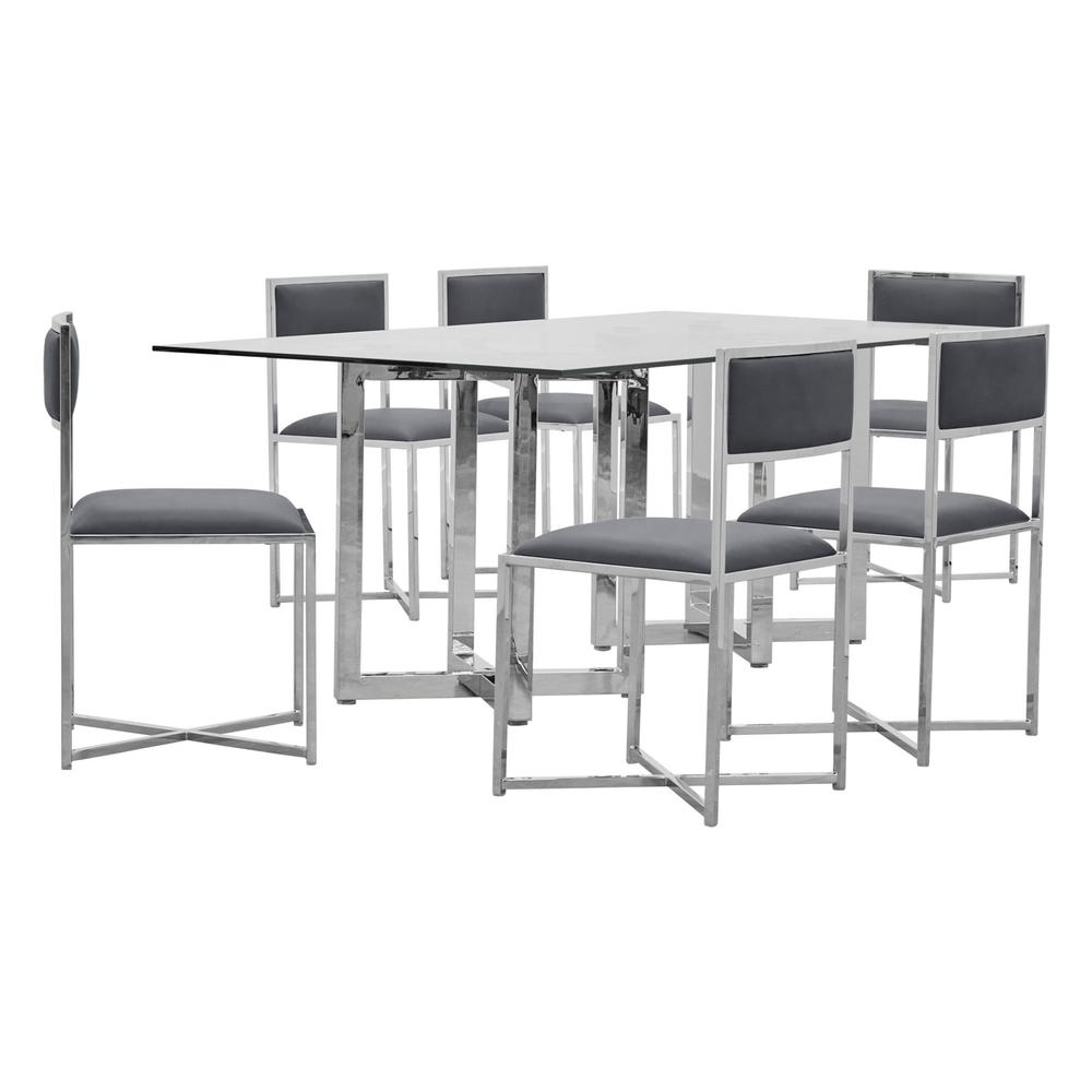 Amalfi X-Base Chair in Cobalt, set of 2. Picture 6