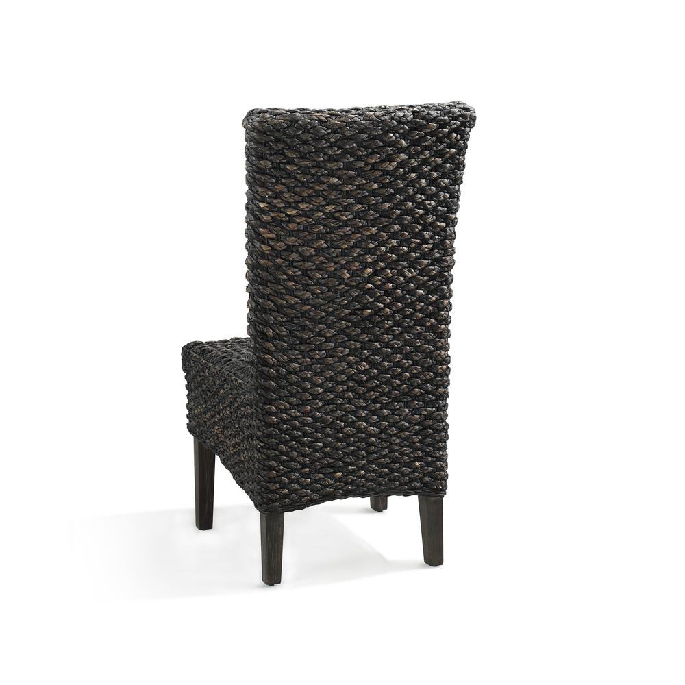 Meadow Chair Water Hyacinth in Graphite, set of 2. Picture 5