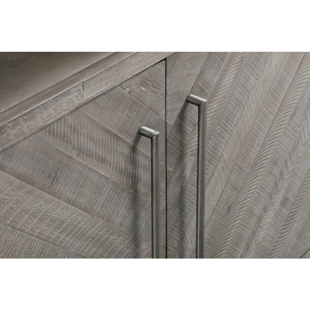 Alexandra Solid Wood 54 inch Media Console in Rustic Latte. Picture 10