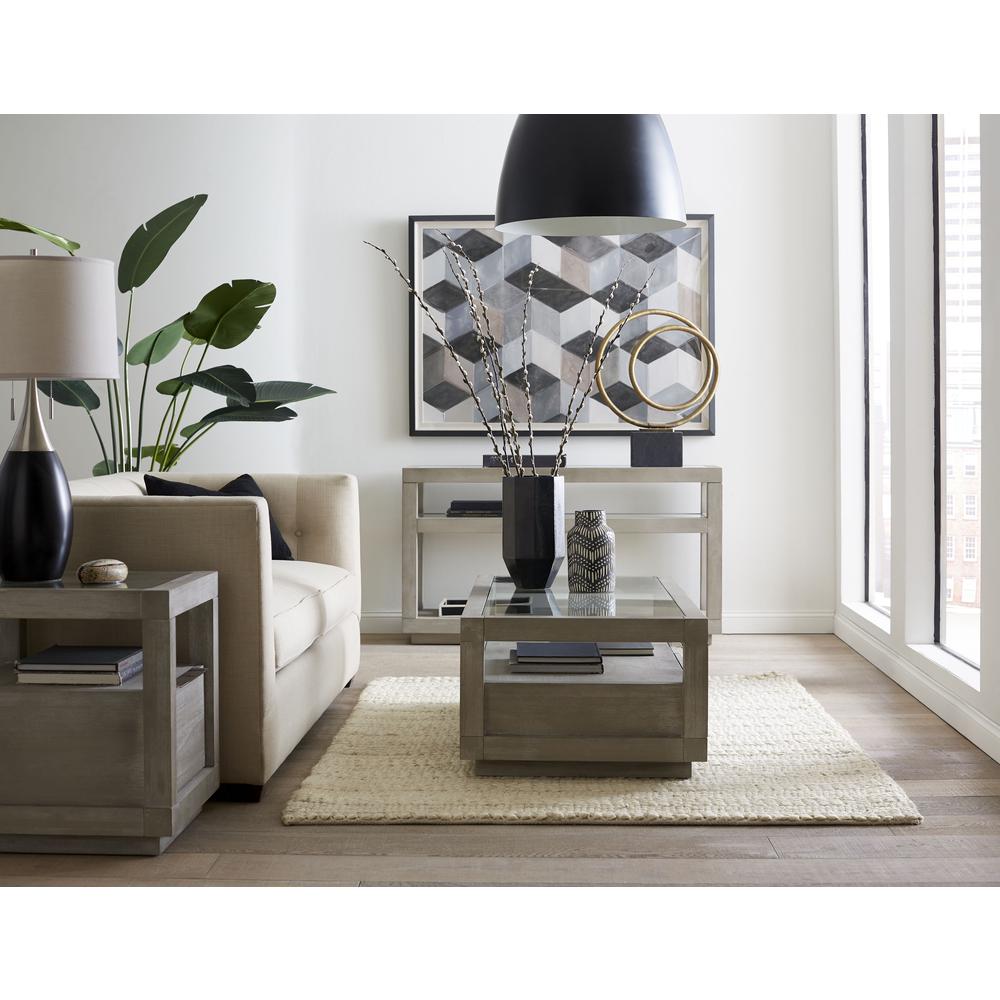 Oxford One-Drawer End Table in Mineral. Picture 3