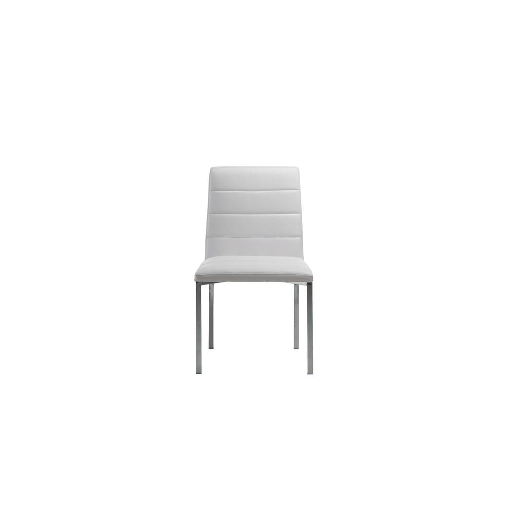 Amalfi Metal Back Chair in White, set of 2. Picture 3