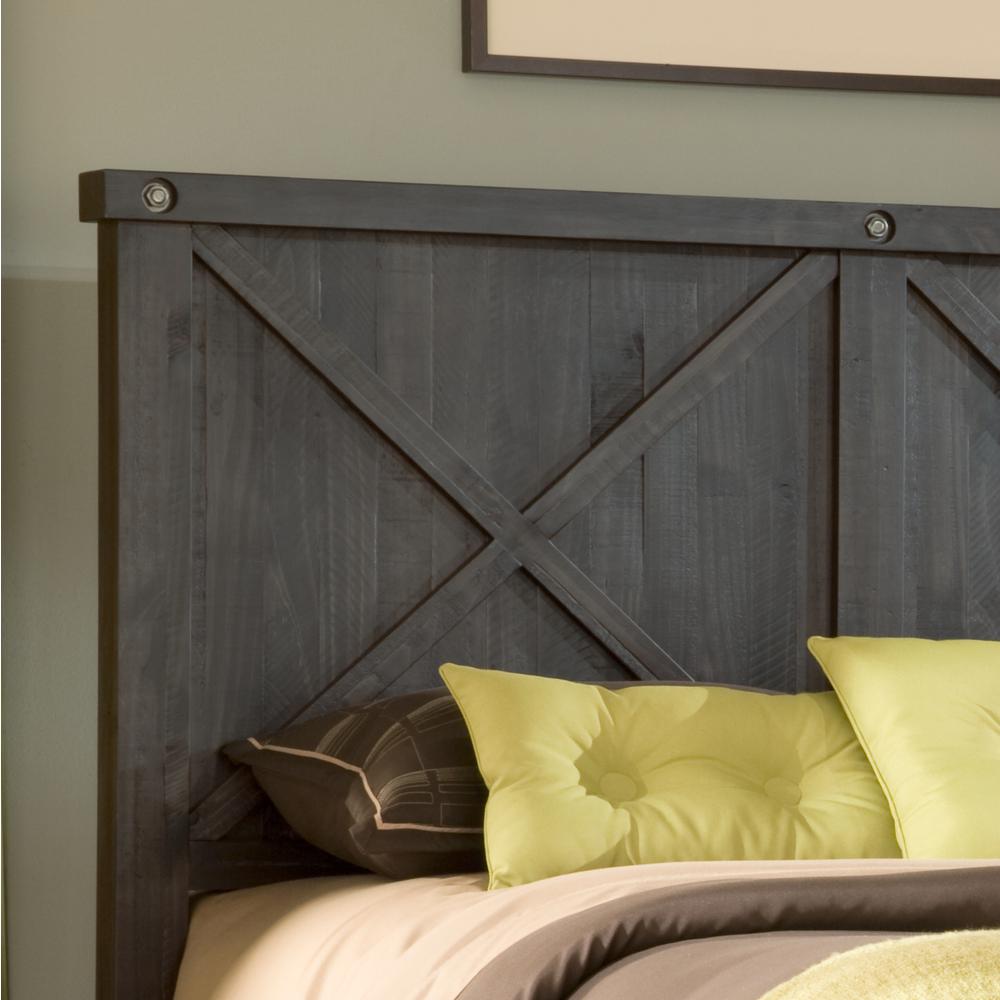 Yosemite Solid Wood Panel Bed in Cafe. Picture 8