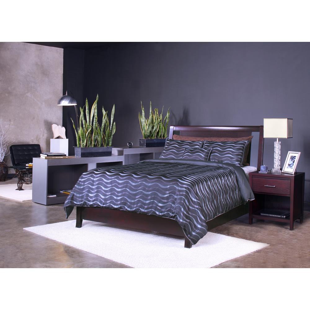 Nevis Low Profile Storage Bed in Espresso. Picture 3