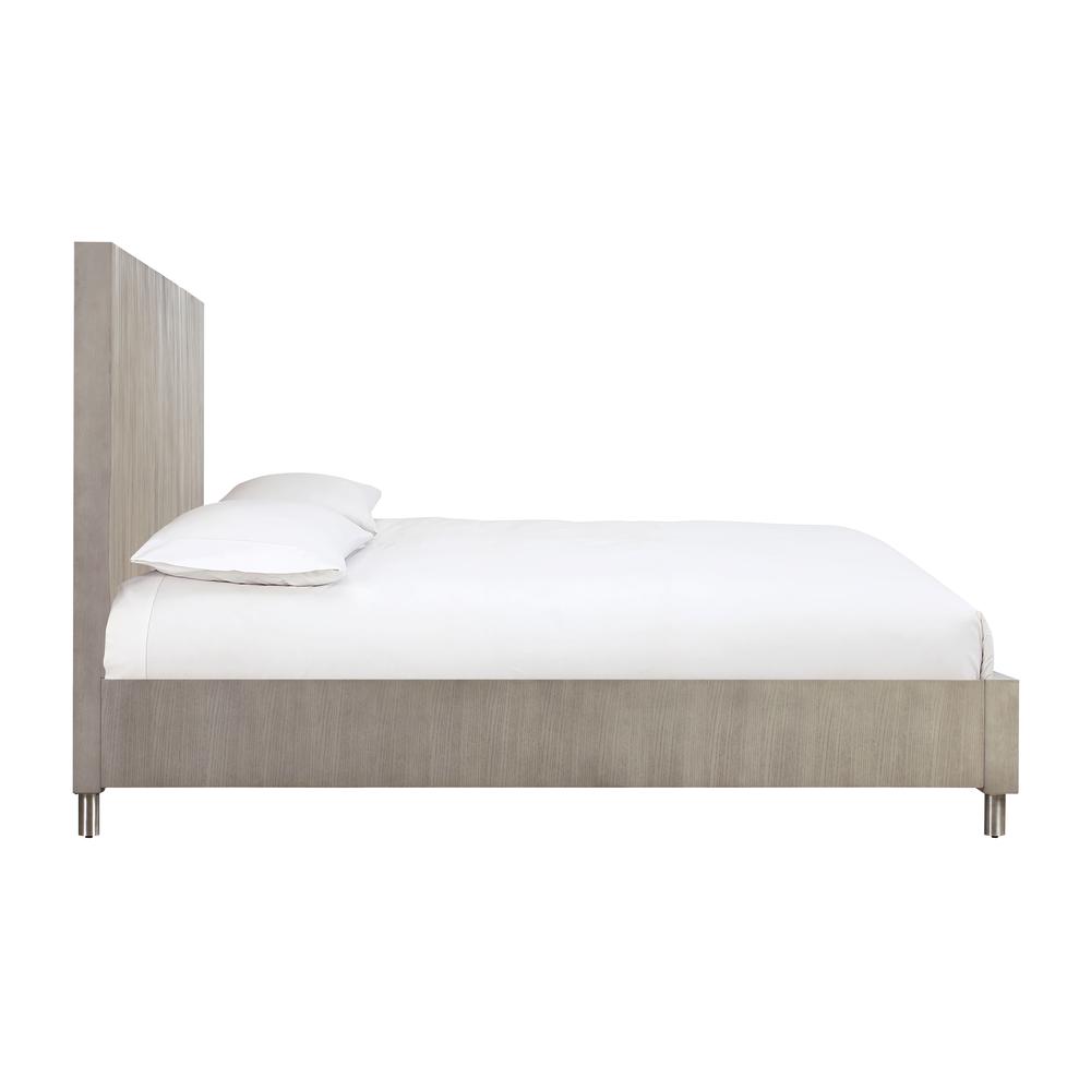 Argento Wave-Patterned Bed in Misty Grey. Picture 7