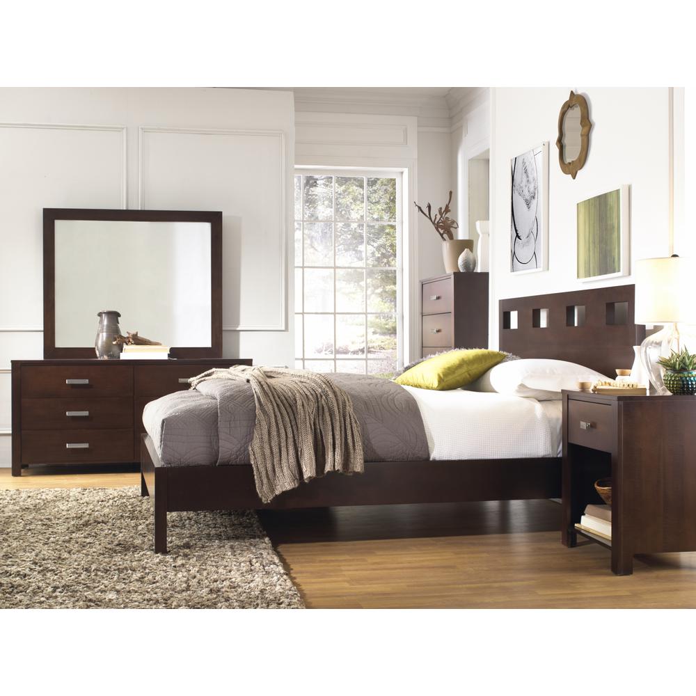 Riva Six Drawer Dresser in Chocolate Brown (2024). Picture 2