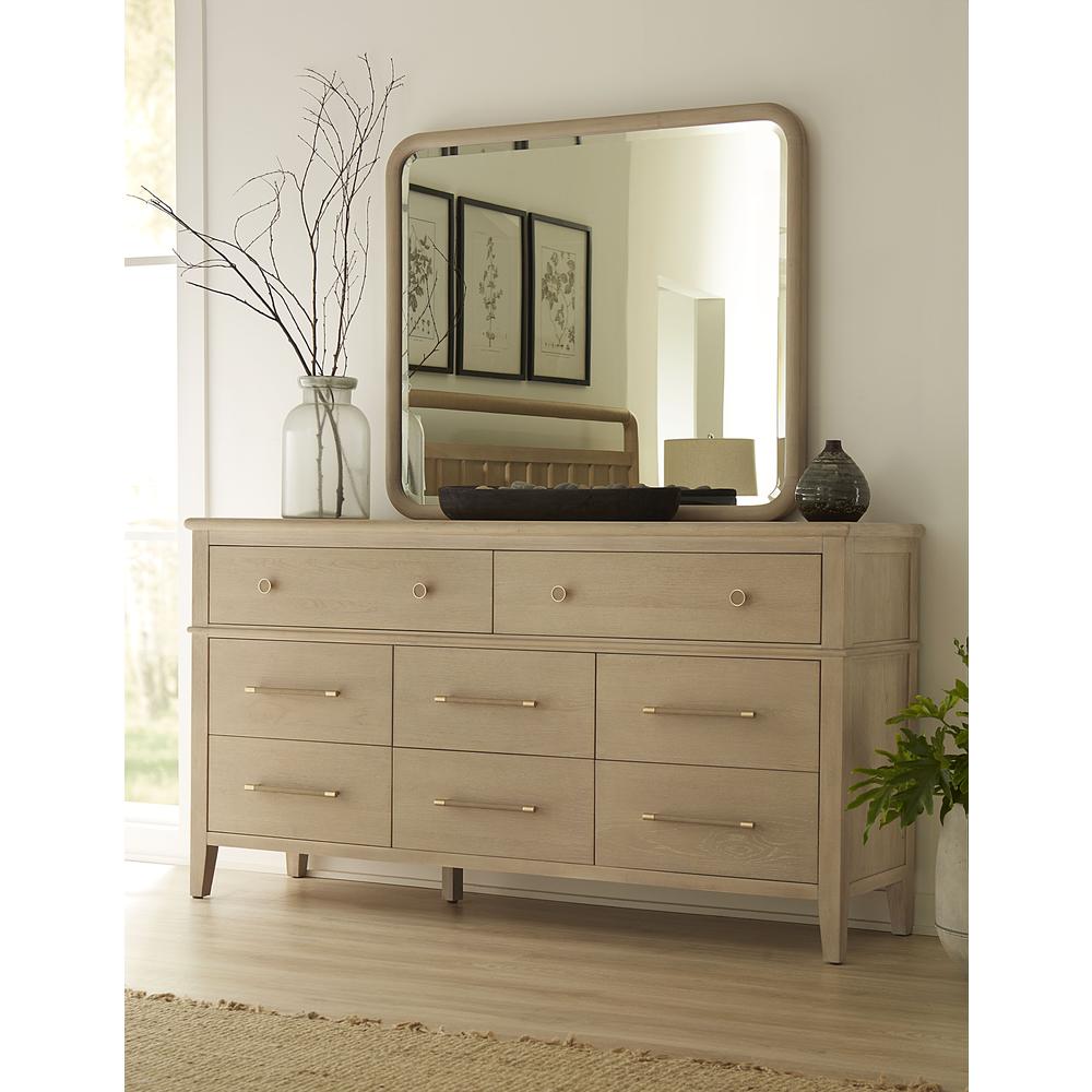 Camden Wall or Dresser Mirror in Chai. Picture 4