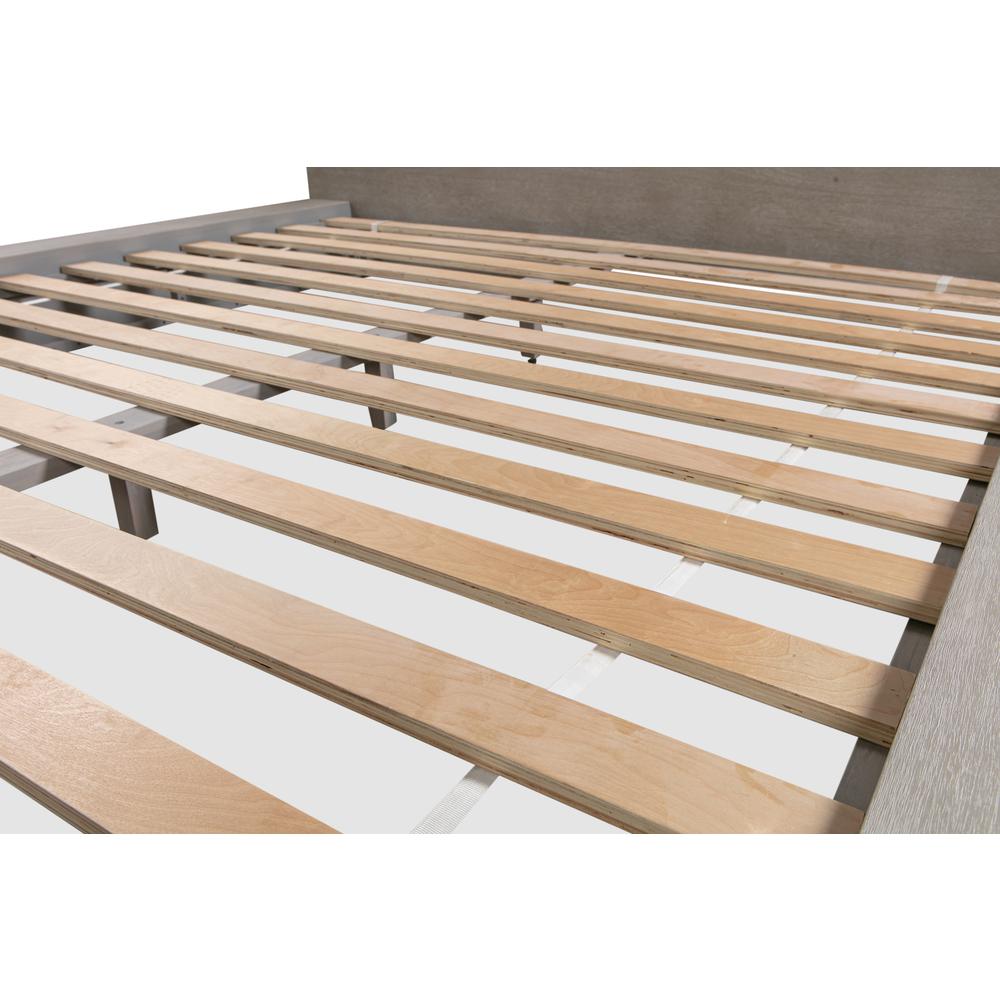 Melbourne Wood Platform Bed in Mineral. Picture 7