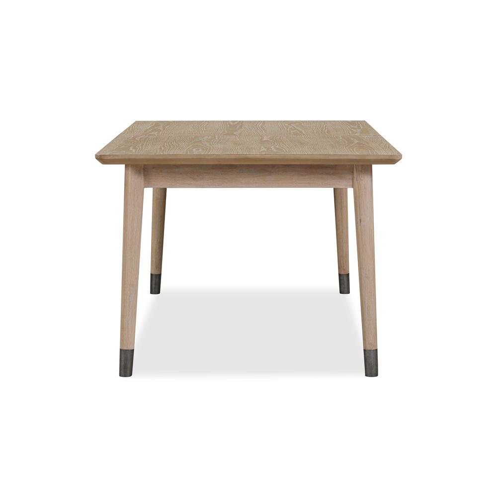Franklin Extendable White Oak Dining Table in Au Natural. Picture 9