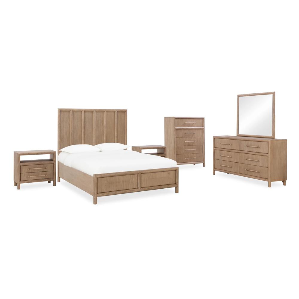 Dorsey Wooden Panel Bed in Granola. Picture 7