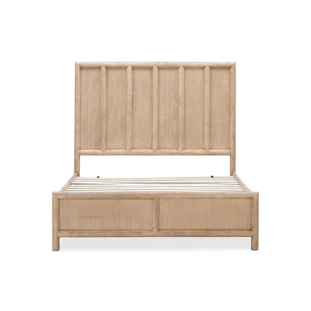 Dorsey Wooden Panel Bed in Granola. Picture 4