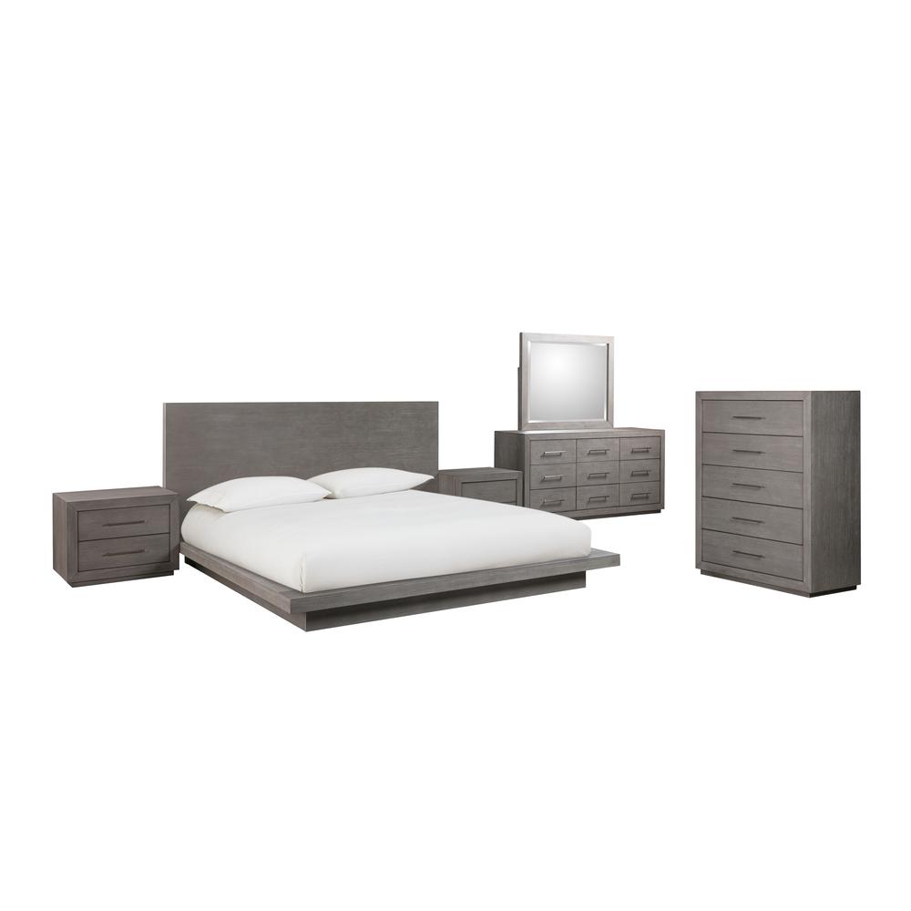 Melbourne Wood Platform Bed in Mineral. Picture 8