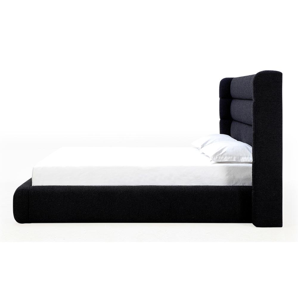 Frank Upholstered Wingback Platform Bed in Ember Boucle. Picture 3