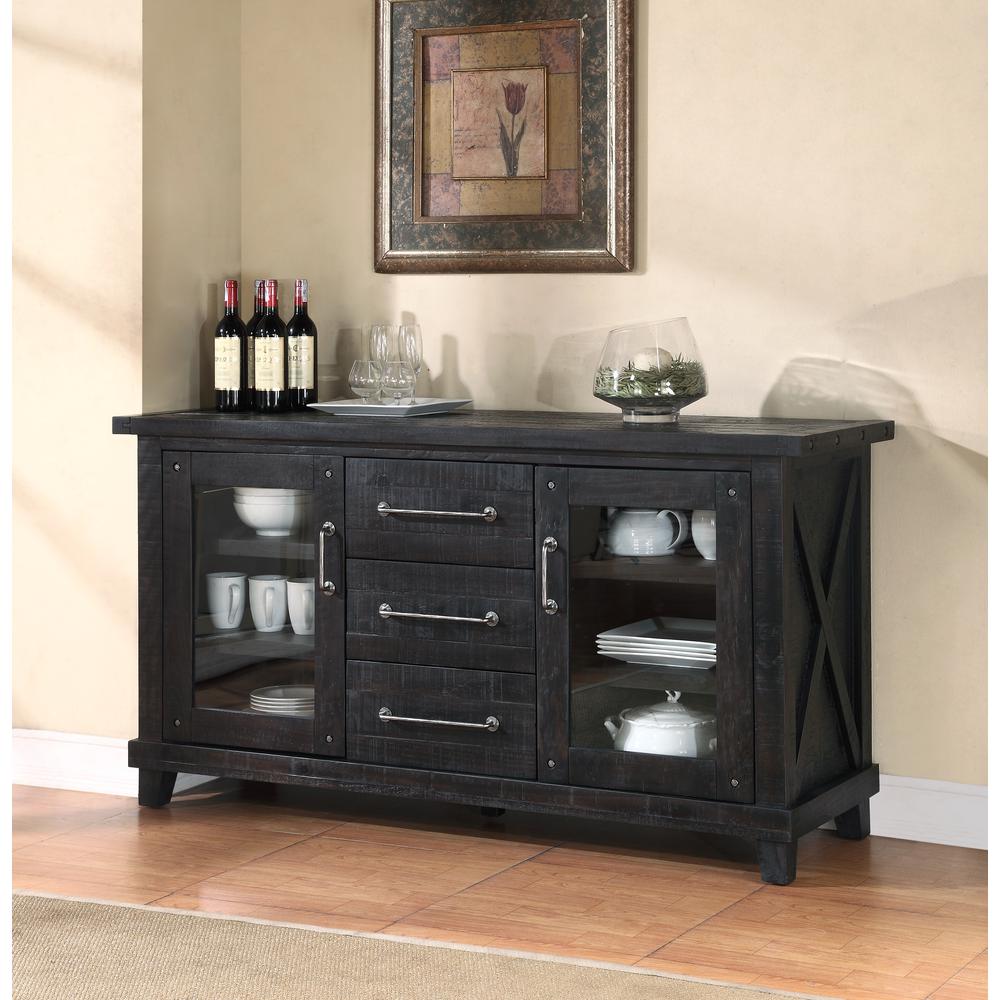 Yosemite Solid Wood Sideboard. Picture 1