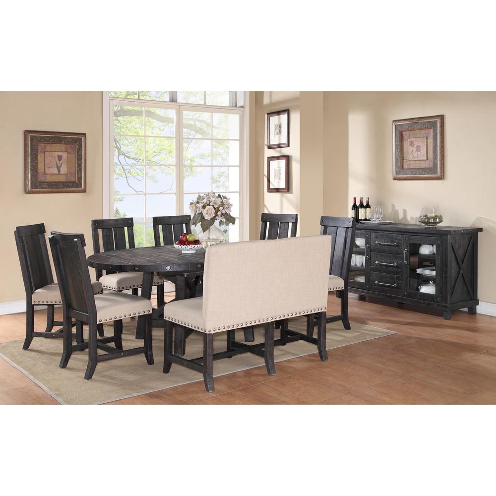 Yosemite Solid Wood Round Extension Table. Picture 9