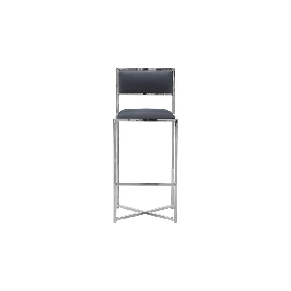 Amalfi X-Base Bar Stool in Cobalt, set of 2. Picture 2