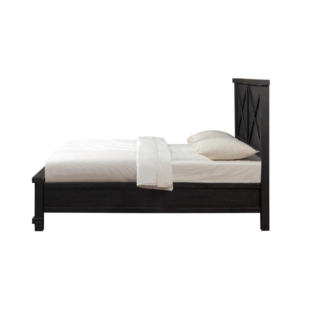 Yosemite Solid Wood Footboard Storage Bed in Cafe. Picture 4