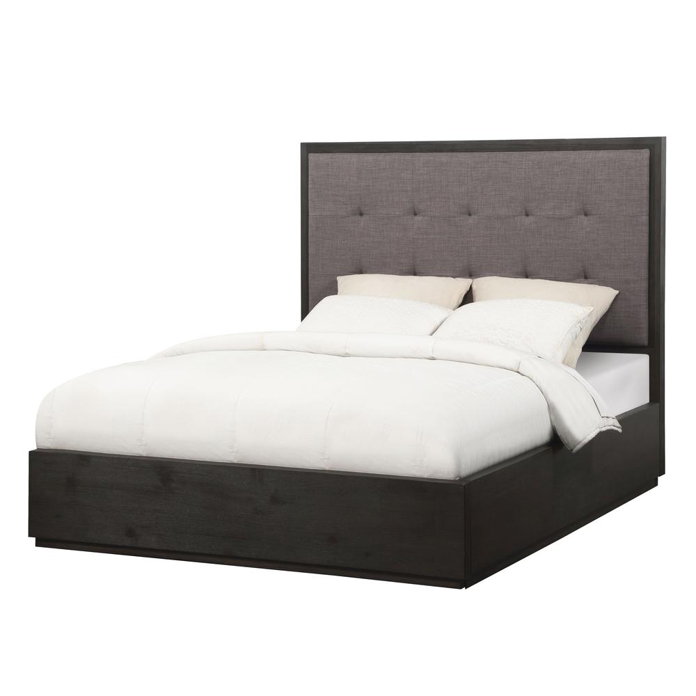 Oxford Upholstered Footboard Storage Bed in Dolphin. Picture 6