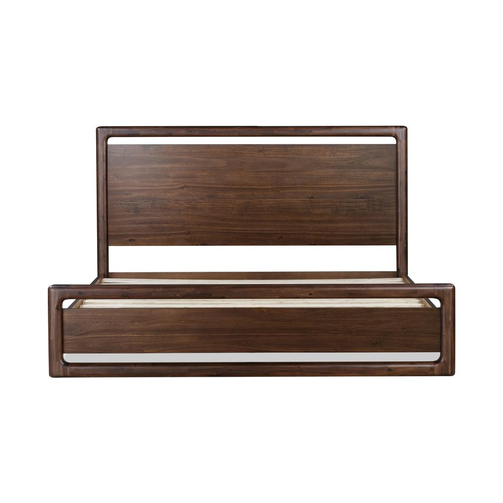 Sol Acacia Wood Platform Bed in Brown Spice. Picture 6
