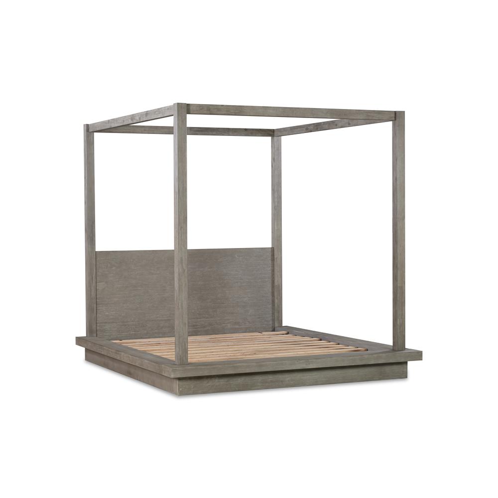 Melbourne Wood Canopy Bed in Mineral. Picture 2
