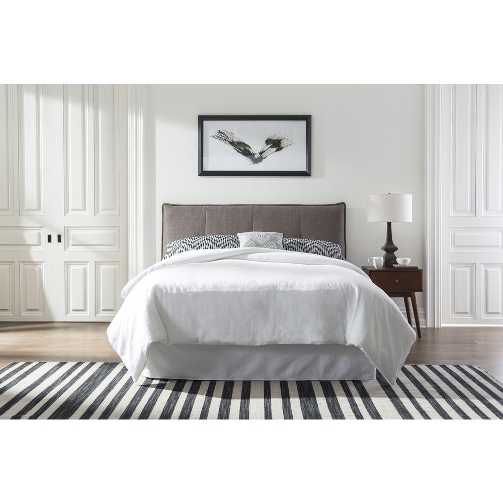 Adona Upholstered Footboard Storage Bed in Dolphin Linen. Picture 2
