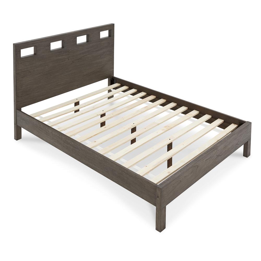 Riva Wood Bed in Sharkskin. Picture 4
