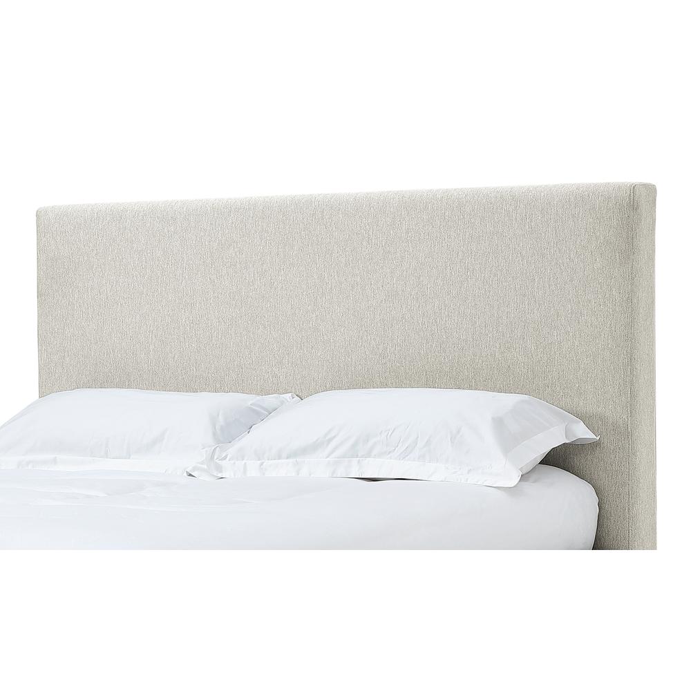 Olivia Upholstered Headboard in Ivory. Picture 3
