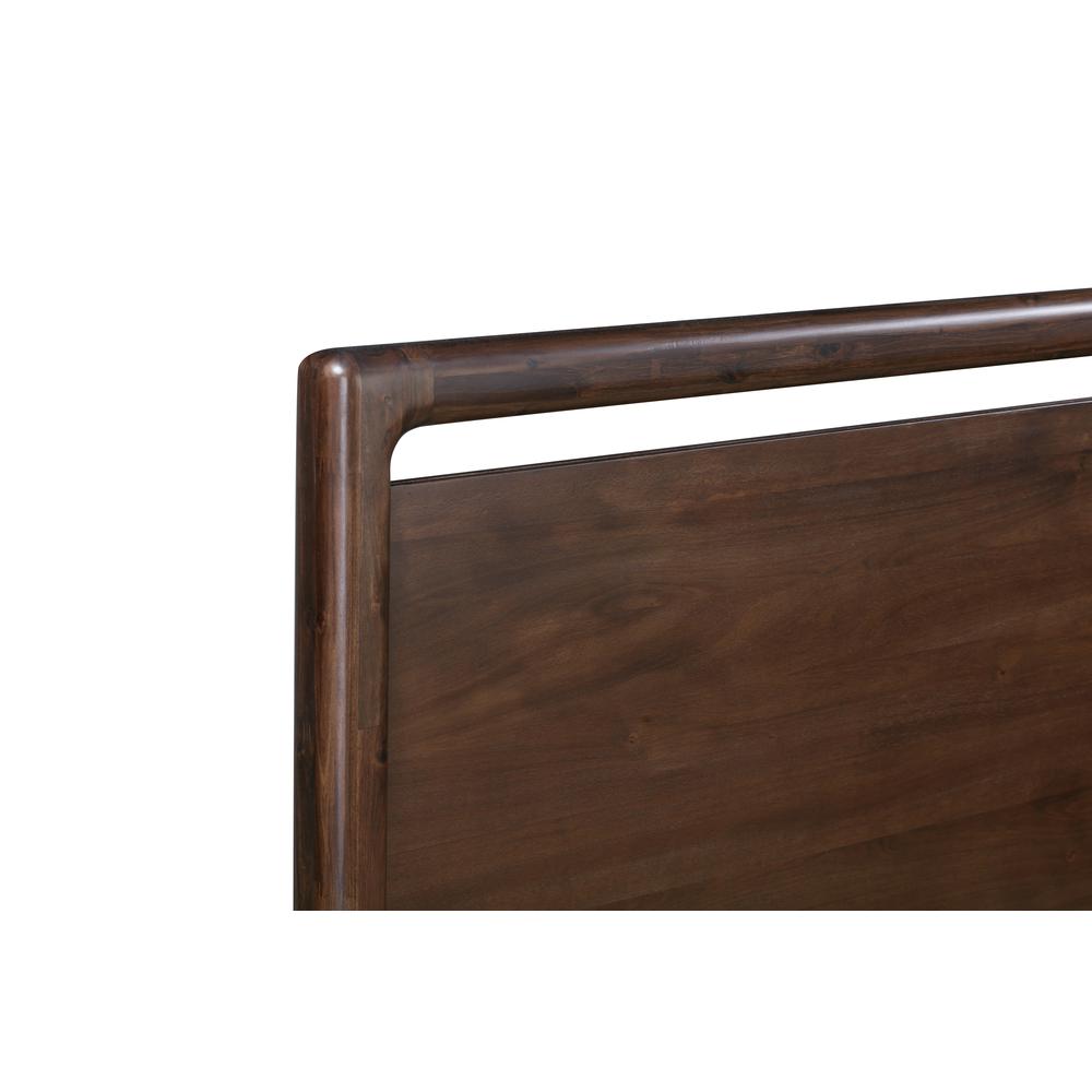 Sol Acacia Wood Platform Bed in Brown Spice. Picture 8