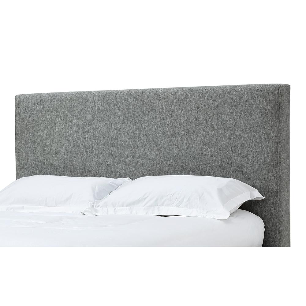 Olivia Upholstered Headboard in Pewter. Picture 3