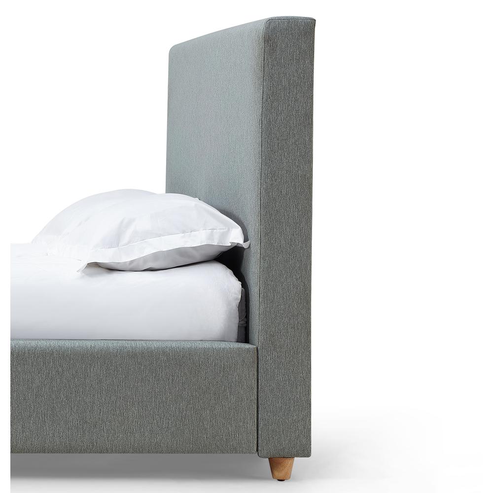 Olivia Upholstered Headboard in Pewter. Picture 1