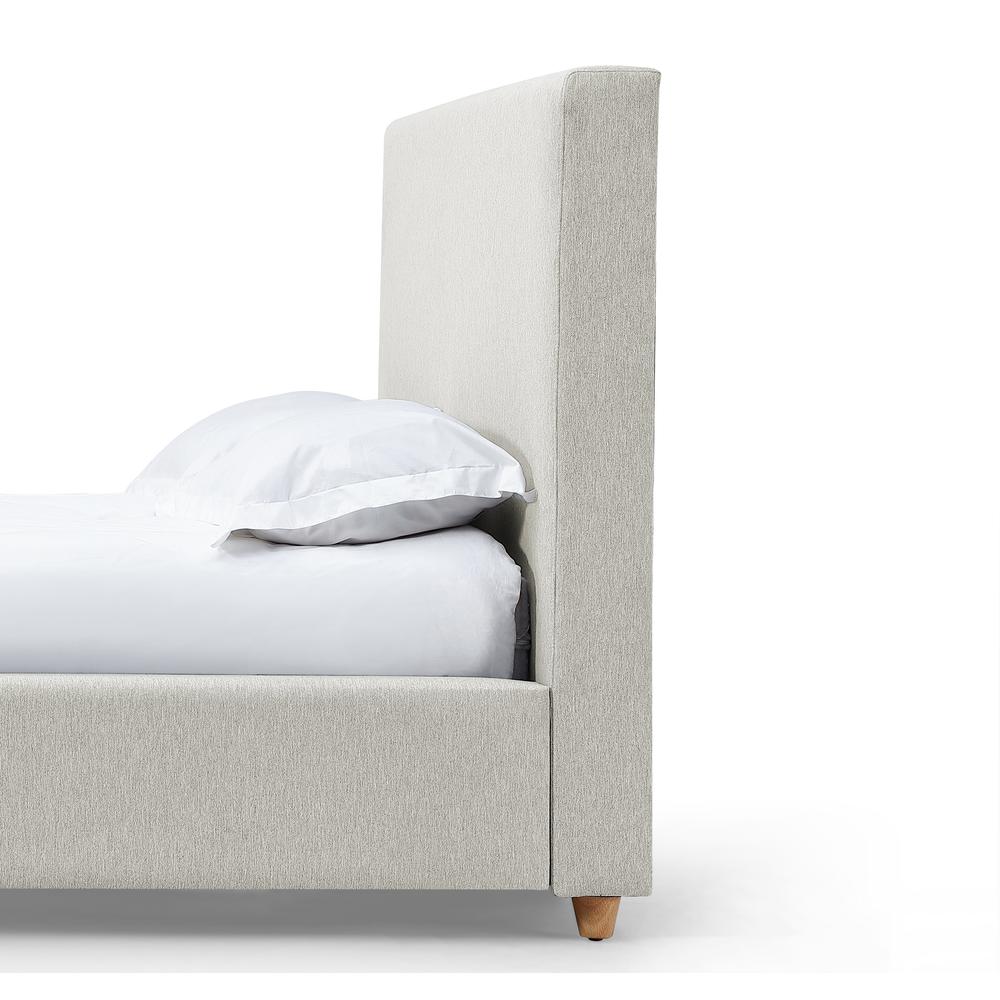 Olivia Upholstered Headboard in Ivory. Picture 1