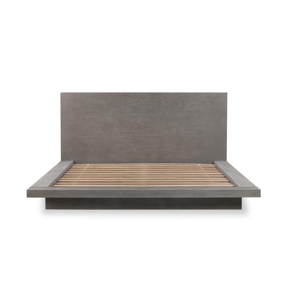 Melbourne Wood Platform Bed in Mineral. Picture 5