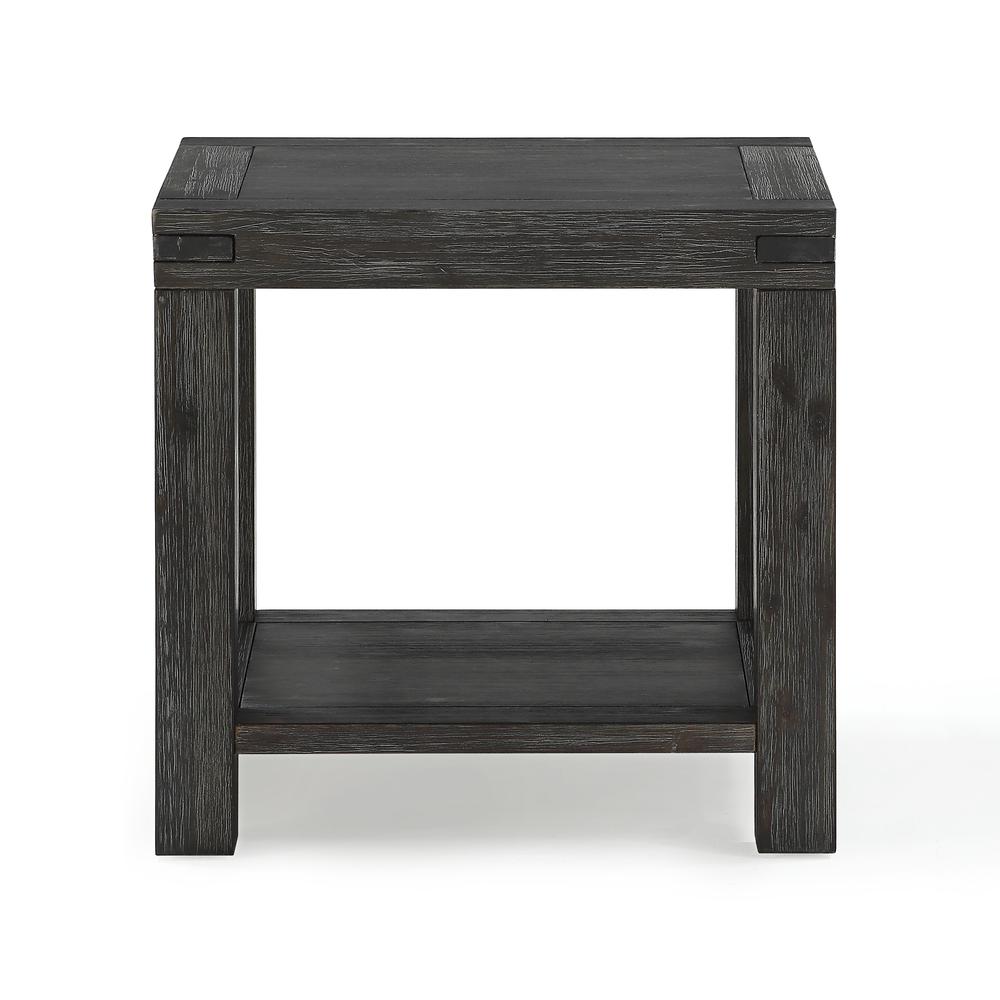 Meadow Solid Wood End Table in Graphite. Picture 5