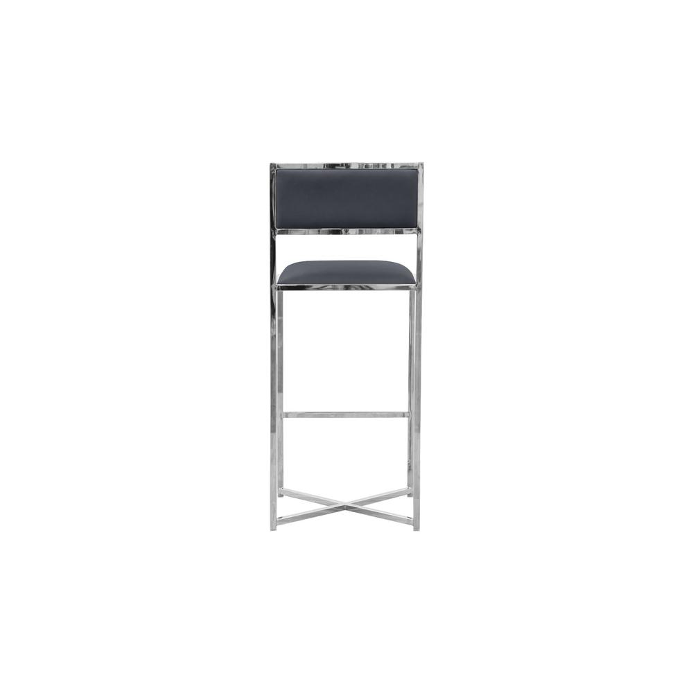 Amalfi X-Base Bar Stool in Cobalt, set of 2. Picture 3