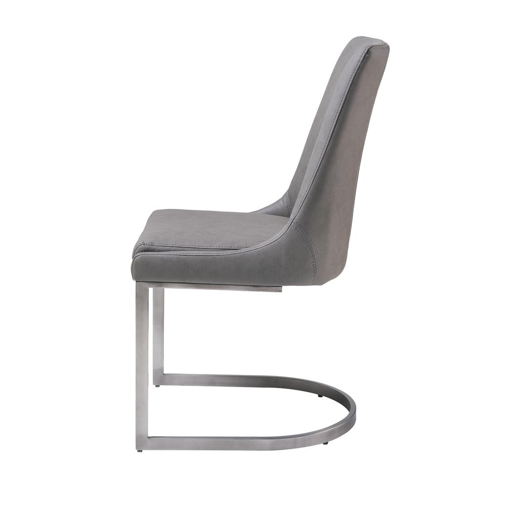 Oxford Dining Chair in Basalt Grey, set of 2. Picture 4