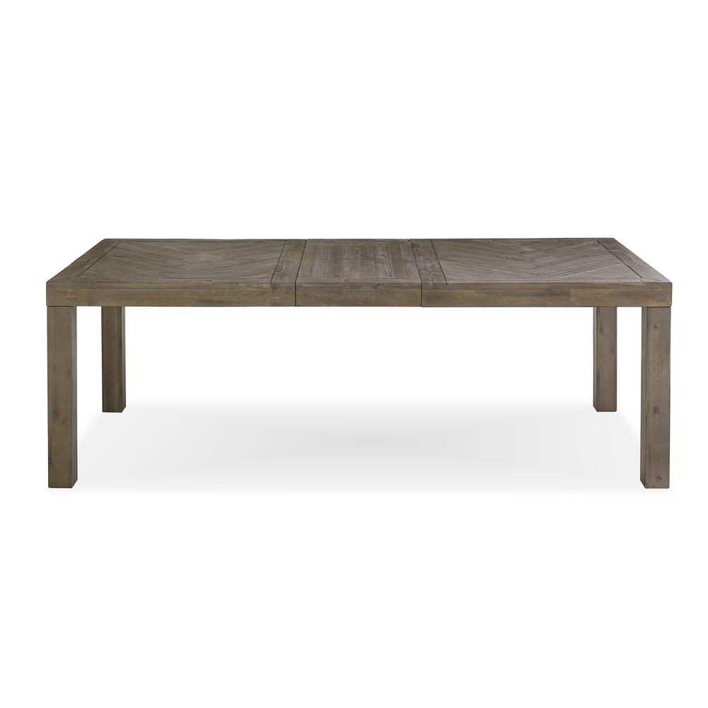 Herringbone Extension Table in Rustic Latte. Picture 13