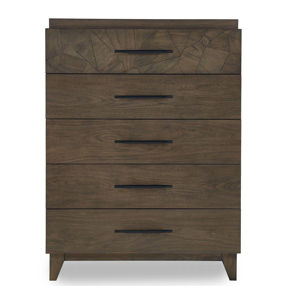 Broderick Five-Drawer Chest  in Wild Oats Brown (2024). Picture 2