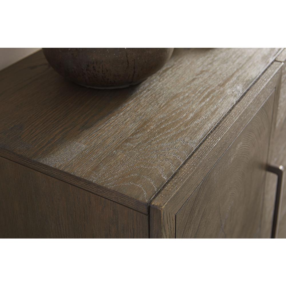 Oakland Three-Drawer Sideboard in Brunette. Picture 4