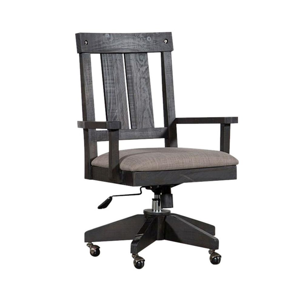 Yosemite Solid Wood Arm Chair in Cafe. Picture 5